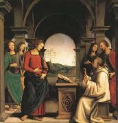 PERUGINO, Pietro The Vision of St Bernard (mk08) china oil painting reproduction